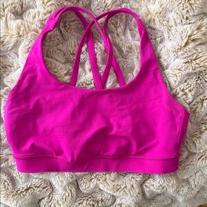 Lululemon Athletica Fuchsia Sports Bra